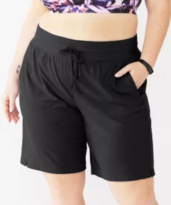 Tek Gear® Short Plus Size Essential Bermuda 16 Tek Gear® Short Plus Size Essential Bermuda -Tek Gear store 5242807 Black