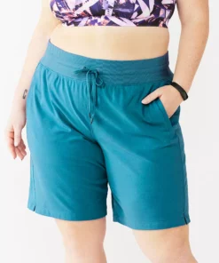 Tek Gear® Short Plus Size Essential Bermuda 14 Tek Gear® Short Plus Size Essential Bermuda -Tek Gear store 5242807 Spectacular Teal