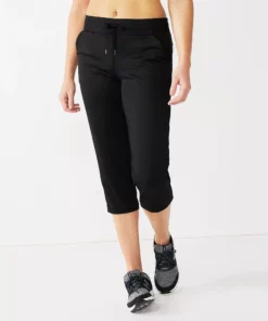 Tek Gear® Weekend Straight-Leg Petite 9 Tek Gear® Weekend Straight-Leg Petite -Tek Gear store 5243792 Black