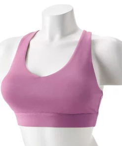 Tek Gear® Bra Core Sport V-Neck Medium-Impact 46 Tek Gear® Bra Core Sport V-Neck Medium-Impact -Tek Gear store 5256799 Luminous Pink