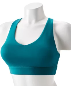 Tek Gear® Bra Core Sport V-Neck Medium-Impact 47 Tek Gear® Bra Core Sport V-Neck Medium-Impact -Tek Gear store 5256799 Nightlife Teal