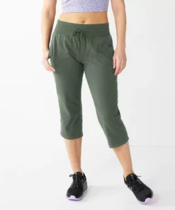 Tek Gear® Women' Capri Straight-Leg Essential Workout 13 Tek Gear® Women' Capri Straight-Leg Essential Workout -Tek Gear store 5257893 Esta Olive