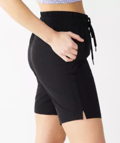 Tek Gear® Women' Short Woven Bermuda -Tek Gear store 5257937 Black