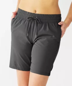 Tek Gear® Women' Short Woven Bermuda -Tek Gear store 5257937 Charcoal