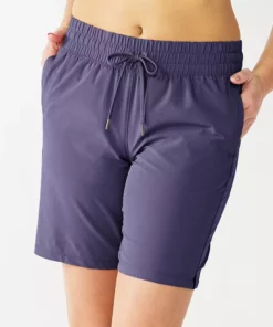 Tek Gear® Women' Short Woven Bermuda -Tek Gear store 5257937 Grape Yard