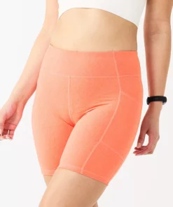 Tek Gear® Bike Women' Short 7-In. Brushed High-Waisted -Tek Gear store 5259745 Endless Lava