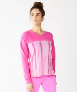 Tek Gear® Women' Sweatshirt French Terry 17 Tek Gear® Women' Sweatshirt French Terry -Tek Gear store 5260067 Pink Trillion