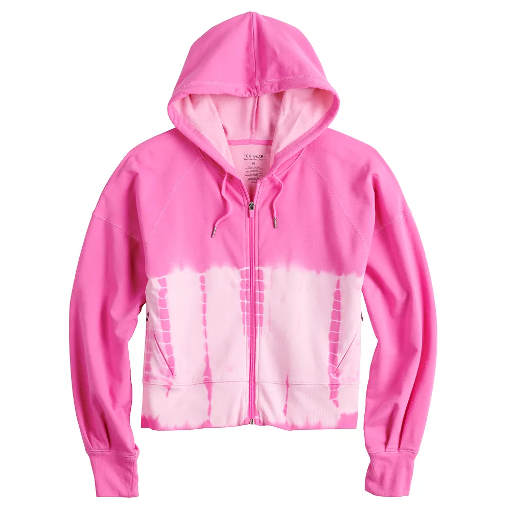 Tek Gear® Women' Jacket Zip-Up Terry Crop French 6 Tek Gear® Women' Jacket Zip-Up Terry Crop French - Image 4