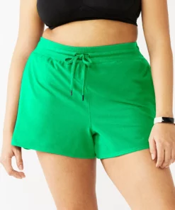 Tek Gear® Short Plus Size Drawstring Essential -Tek Gear store 5280466 Monet Green