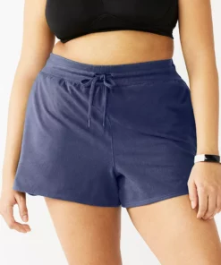 Tek Gear® Short Plus Size Drawstring Essential -Tek Gear store 5280466 Navy Romance