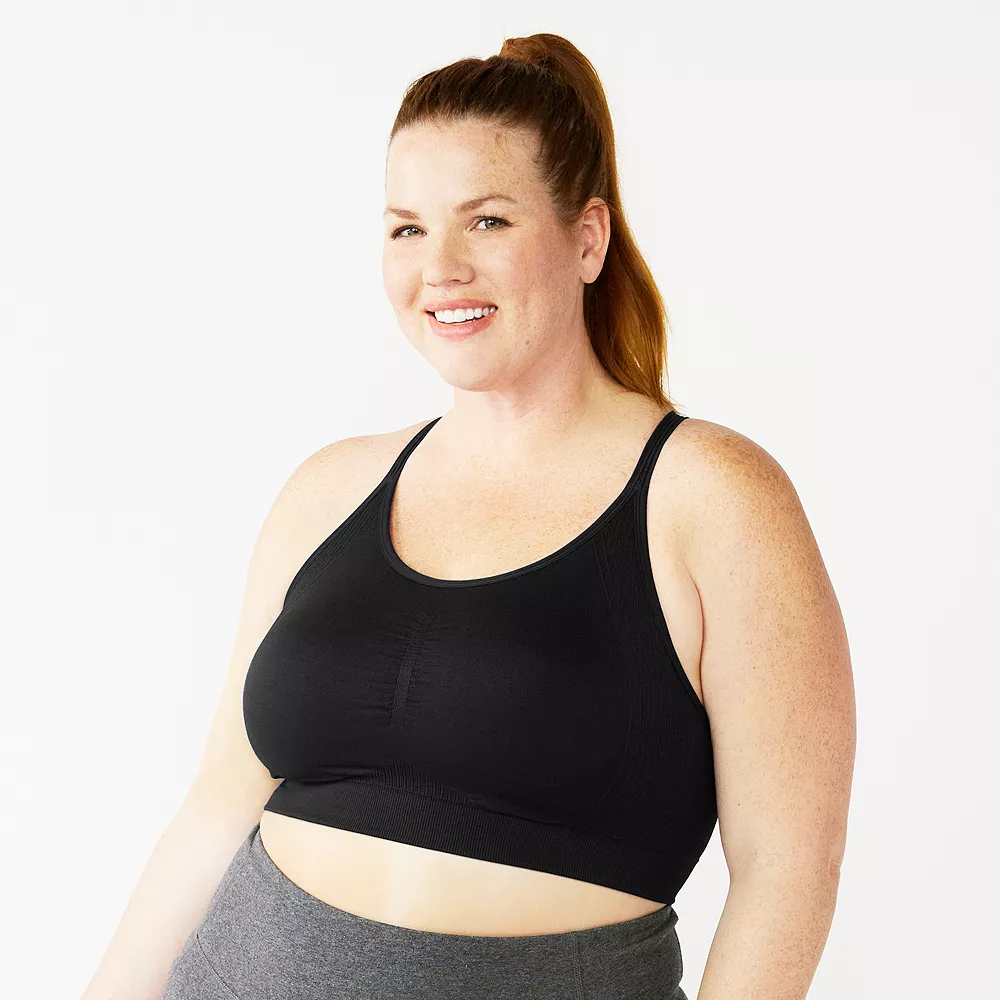 Tek Gear® Bra Plus Size Low-Impact Sport Seamles 6 Tek Gear® Bra Plus Size Low-Impact Sport Seamles - Image 4