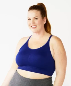 Tek Gear® Bra Plus Size Low-Impact Sport Seamles 14 Tek Gear® Bra Plus Size Low-Impact Sport Seamles -Tek Gear store 5282906 Chandler Navy