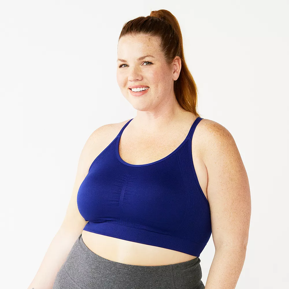 Tek Gear® Bra Plus Size Low-Impact Sport Seamles 7 Tek Gear® Bra Plus Size Low-Impact Sport Seamles - Image 5