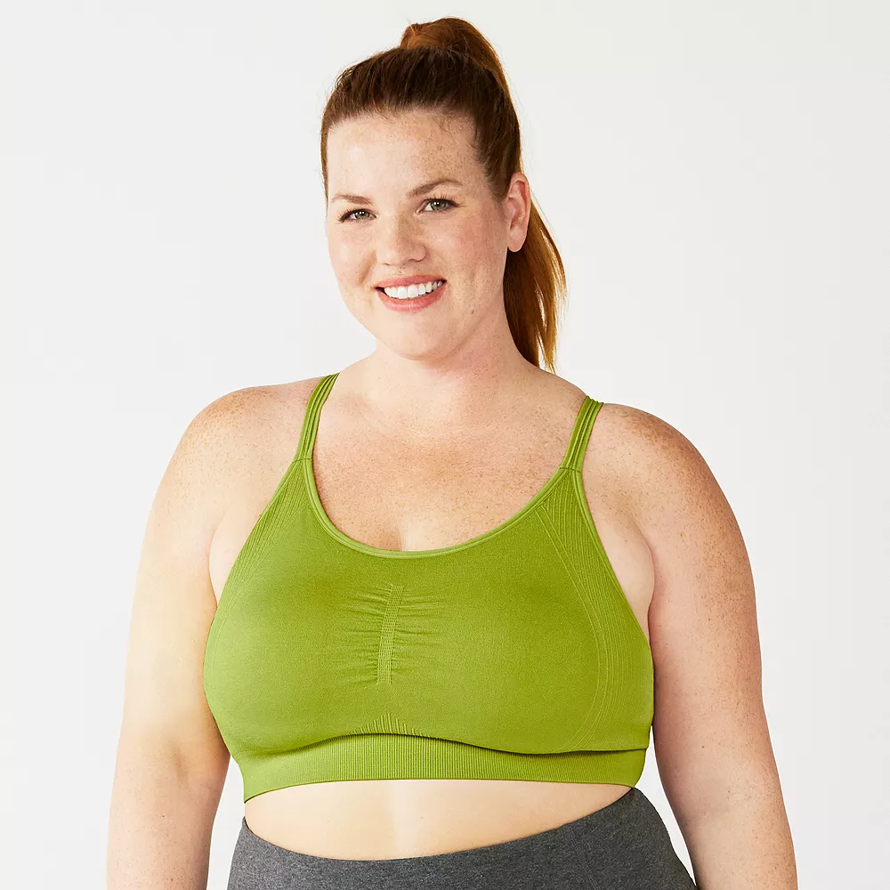 Tek Gear® Bra Plus Size Low-Impact Sport Seamles 4 Tek Gear® Bra Plus Size Low-Impact Sport Seamles - Image 2
