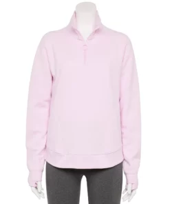 Tek Gear® Women' Jacket Fleece Ultrasoft Quarter-Zip -Tek Gear store 5521867 Adoring Lilac