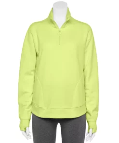 Tek Gear® Women' Jacket Fleece Ultrasoft Quarter-Zip -Tek Gear store 5521867 Real Lemon