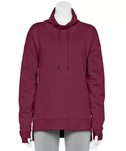 Tek Gear® Women' Tunic Fleece Ultrasoft Cowlneck -Tek Gear store 5521899 Night Sangria