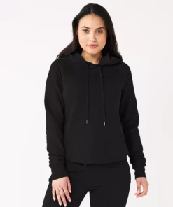 Tek Gear® Women' Hoodie Fleece Ultrasoft 37 Tek Gear® Women' Hoodie Fleece Ultrasoft -Tek Gear store 5522495 Black