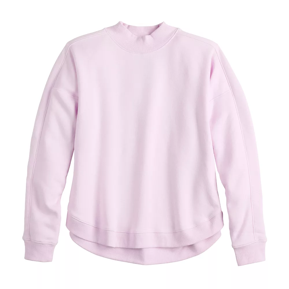 Tek Gear® Women' Sweatshirt Fleece Ultrasoft Mockneck 13 Tek Gear® Women' Sweatshirt Fleece Ultrasoft Mockneck - Image 11