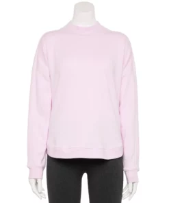 Tek Gear® Women' Sweatshirt Fleece Ultrasoft Mockneck