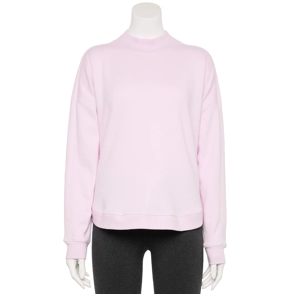 Tek Gear® Women' Sweatshirt Fleece Ultrasoft Mockneck 3 Tek Gear® Women' Sweatshirt Fleece Ultrasoft Mockneck