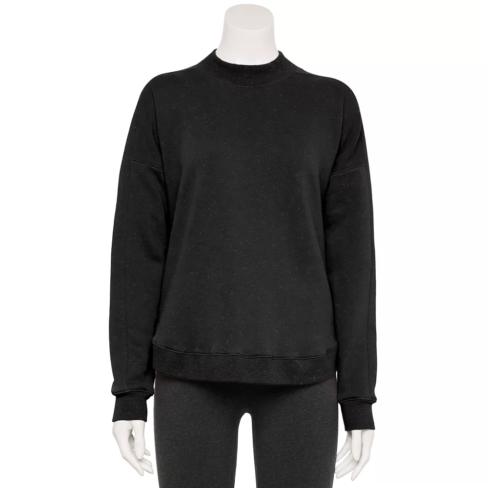 Tek Gear® Women' Sweatshirt Fleece Ultrasoft Mockneck 5 Tek Gear® Women' Sweatshirt Fleece Ultrasoft Mockneck - Image 3