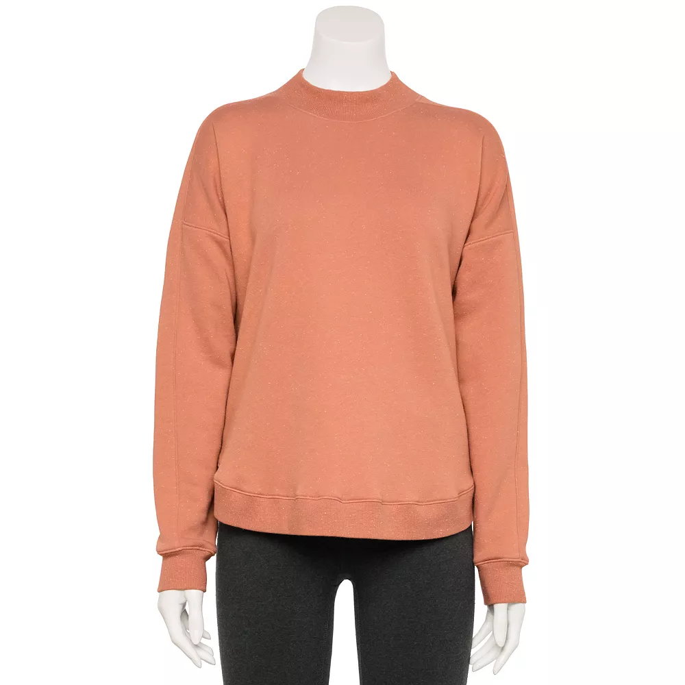 Tek Gear® Women' Sweatshirt Fleece Ultrasoft Mockneck 11 Tek Gear® Women' Sweatshirt Fleece Ultrasoft Mockneck - Image 9