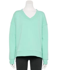 Tek Gear® Women' Sweater Fleece Ultrasoft V-Neck