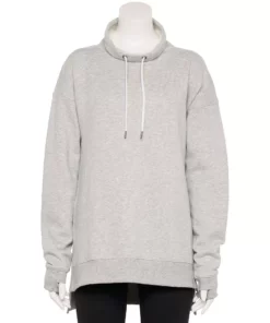 Tek Gear® Tunic Fleece Petite Ultrasoft Cowlneck