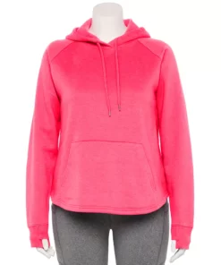Tek Gear® Hoodie Fleece Plus Size Ultrasoft 24 Tek Gear® Hoodie Fleece Plus Size Ultrasoft -Tek Gear store 5527170 Fanatic Pink
