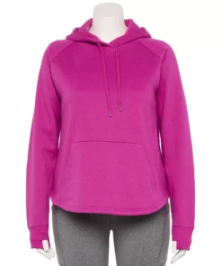 Tek Gear® Hoodie Fleece Plus Size Ultrasoft 21 Tek Gear® Hoodie Fleece Plus Size Ultrasoft -Tek Gear store 5527170 Fantasy Berry