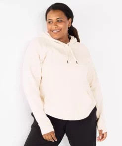 Tek Gear® Hoodie Fleece Plus Size Ultrasoft 27 Tek Gear® Hoodie Fleece Plus Size Ultrasoft -Tek Gear store 5527170 Natural Scallop