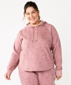 Tek Gear® Hoodie Fleece Plus Size Ultrasoft
