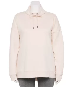 Tek Gear® Tunic Fleece Plus Size Ultrasoft Cowlneck 14 Tek Gear® Tunic Fleece Plus Size Ultrasoft Cowlneck -Tek Gear store 5527206 Natural Scallop