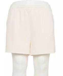 Tek Gear® Short Raw-Hem Fleece Plus Size Ultrasoft -Tek Gear store 5540831 Natural Scallop