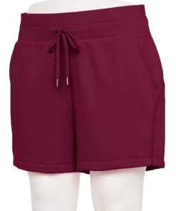 Tek Gear® Women' Short Fleece Ultrasoft -Tek Gear store 5540849 Night Sangria