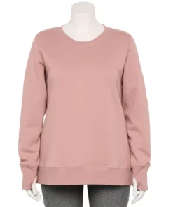 Tek Gear® Sweatshirt Fleece Plus Size Ultrasoft 14 Tek Gear® Sweatshirt Fleece Plus Size Ultrasoft -Tek Gear store 5542897 Martini Rose