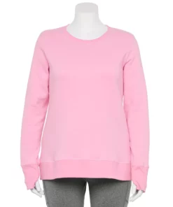 Tek Gear® Sweatshirt Fleece Plus Size Ultrasoft 11 Tek Gear® Sweatshirt Fleece Plus Size Ultrasoft -Tek Gear store 5542897 Strawberry Malt