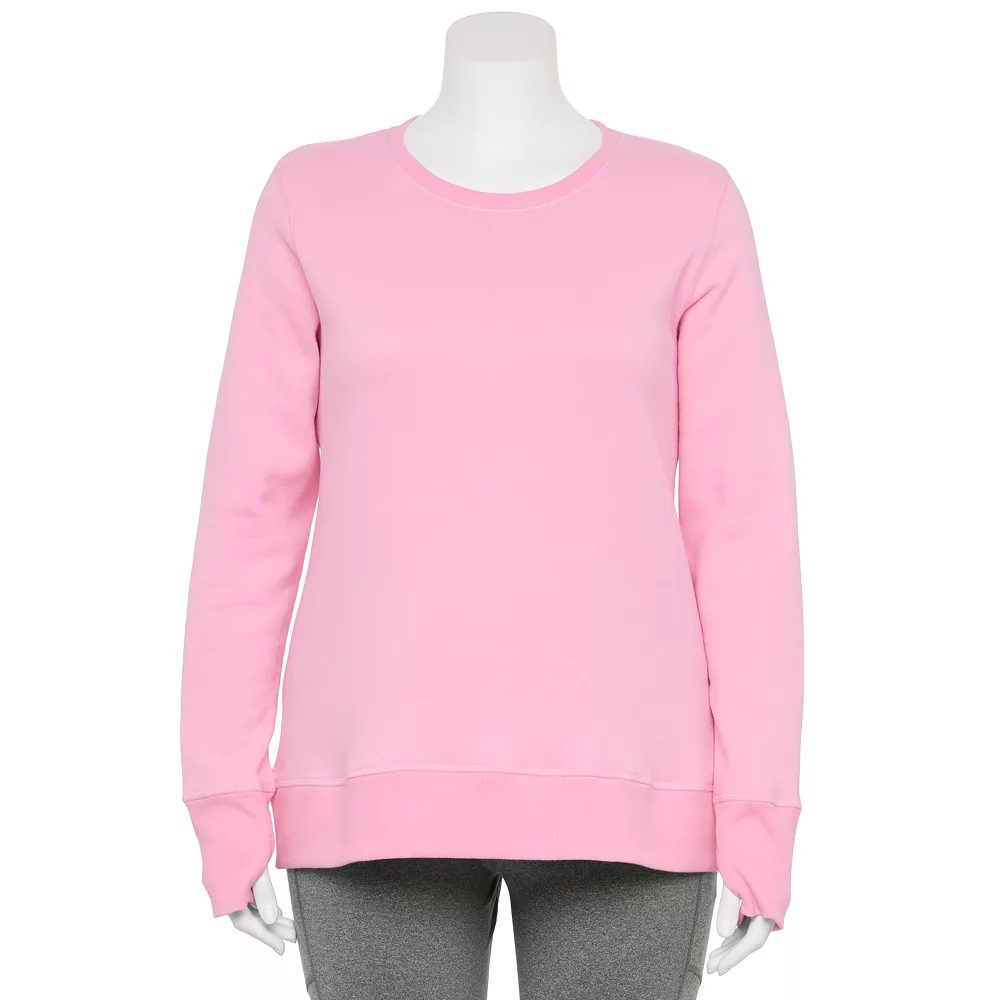 Tek Gear® Sweatshirt Fleece Plus Size Ultrasoft 4 Tek Gear® Sweatshirt Fleece Plus Size Ultrasoft - Image 2