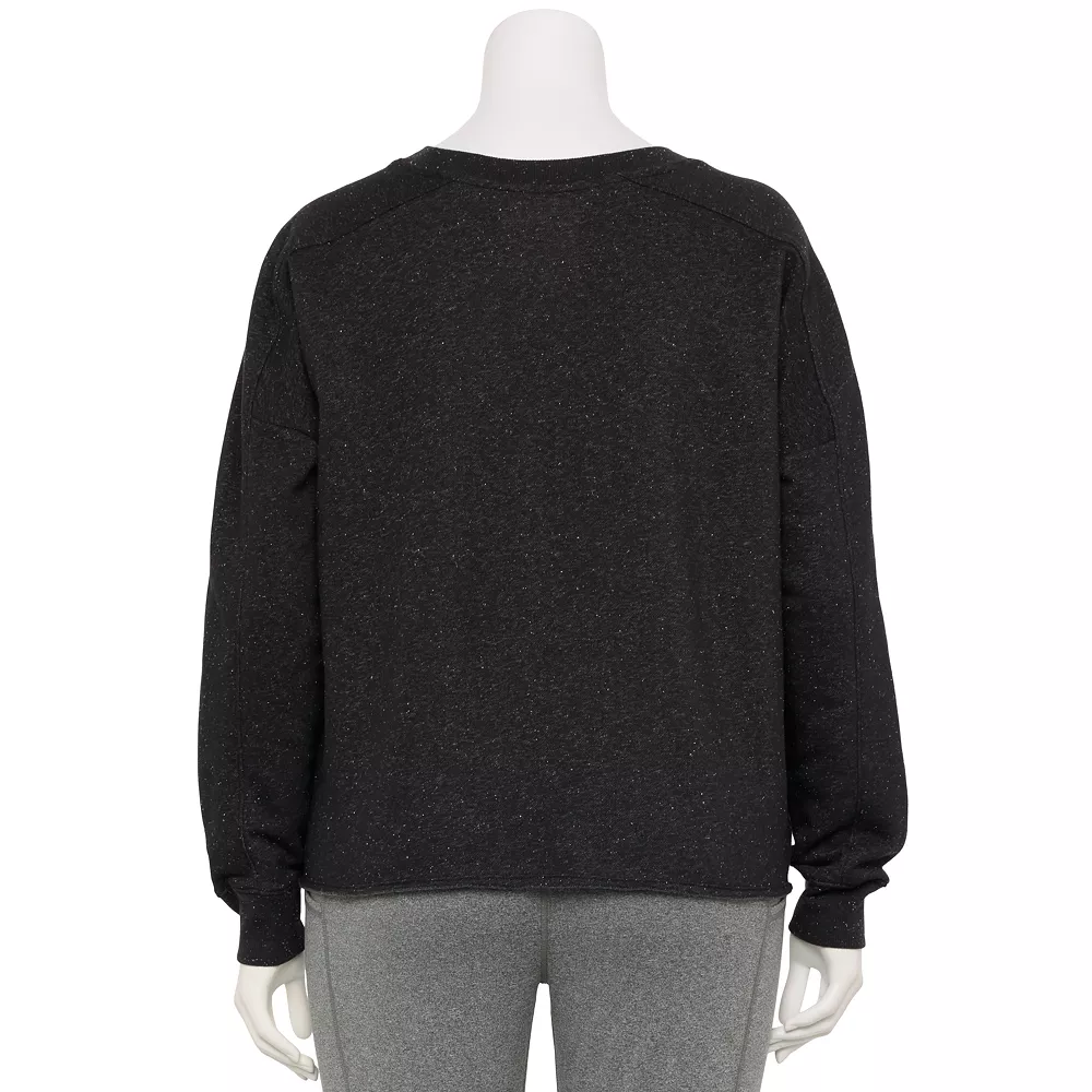 Tek Gear® Sweatshirt Fleece Plus Size Ultrasoft Crewneck Easy 4 Tek Gear® Sweatshirt Fleece Plus Size Ultrasoft Crewneck Easy - Image 2