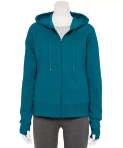 Tek Gear® Women' Jacket Fleece Ultrasoft -Tek Gear store 5543170 Night Life Teal