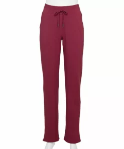 Tek Gear® Pant Fleece Petite Ultrasoft -Tek Gear store 5543171 Night Sangria