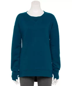 Tek Gear® Women' Tunic Fleece Ultrasoft -Tek Gear store 5543173 Blue Crayon