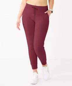 Tek Gear® Women' Jogger Pant Fleece Ultrasoft 22 Tek Gear® Women' Jogger Pant Fleece Ultrasoft -Tek Gear store 5543907 Night Sangria