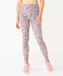 Tek Gear® Women' Legging Full-Length Ultrastretch High-Waisted Side Pocket 26 Tek Gear® Women' Legging Full-Length Ultrastretch High-Waisted Side Pocket -Tek Gear store 5550156 Coral Ditsy Floral