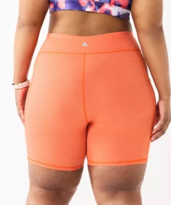 Tek Gear® Bike Short 7-In. Plus Size Brushed High-Waisted -Tek Gear store 5553994 ALT