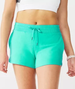 Tek Gear® Women' Short Drawstring Essential -Tek Gear store 5557777 Aqua Stone