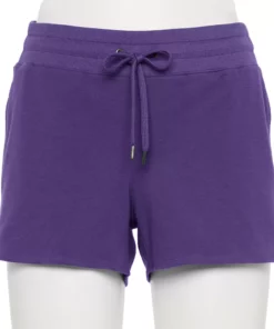 Tek Gear® Women' Short Drawstring Essential -Tek Gear store 5557777 Blake Grape