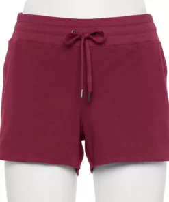 Tek Gear® Women' Short Drawstring Essential -Tek Gear store 5557777 Cherry Fusion