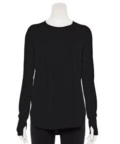 Tek Gear® Women' Tunic Long Sleeve -Tek Gear store 5560866 Black